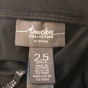Chico’s black pull-on Travelers Collection pants